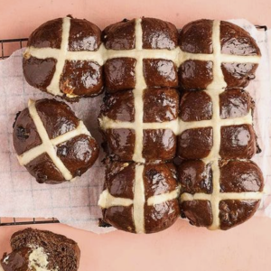Double Chocolate Hot Cross Buns Kit